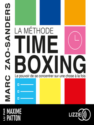 cover image of La méthode Timeboxing